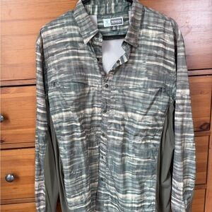 Simms insect shield snap button shirt